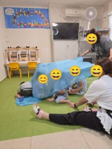 ８月リトミック　海